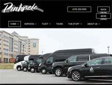 Tablet Screenshot of pinnlimo.com